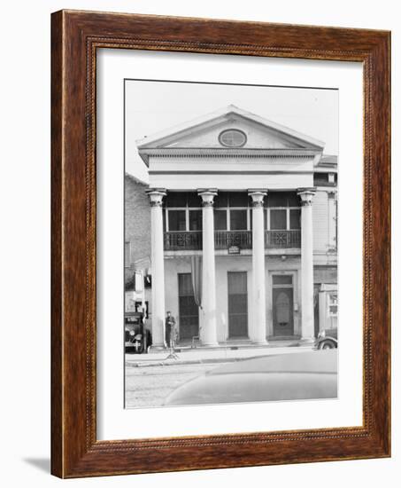 Greek revival architecture in New Orleans, Louisiana, 1935-Walker Evans-Framed Photographic Print