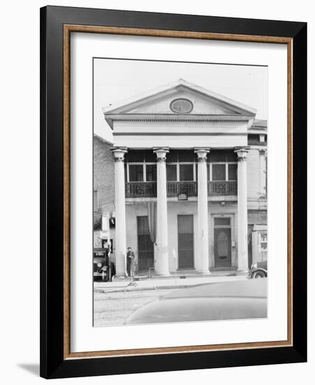 Greek revival architecture in New Orleans, Louisiana, 1935-Walker Evans-Framed Photographic Print