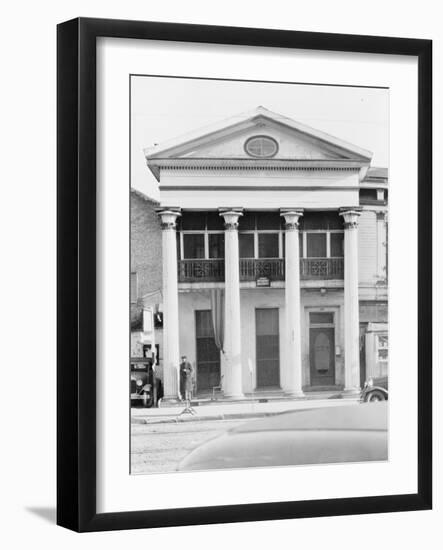 Greek revival architecture in New Orleans, Louisiana, 1935-Walker Evans-Framed Photographic Print