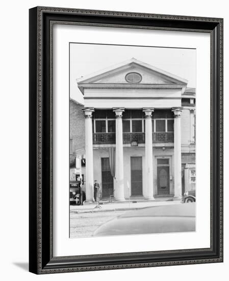 Greek revival architecture in New Orleans, Louisiana, 1935-Walker Evans-Framed Photographic Print