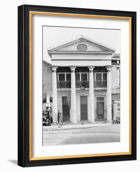 Greek revival architecture in New Orleans, Louisiana, 1935-Walker Evans-Framed Photographic Print