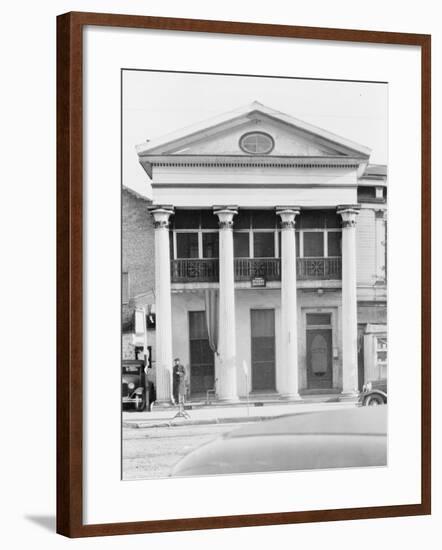 Greek revival architecture in New Orleans, Louisiana, 1935-Walker Evans-Framed Photographic Print