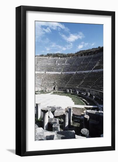 Greek-Roman Theatre in Ephesus, Turkey, Built in Ca 200 BC and Enlarged in Roman Times-null-Framed Giclee Print