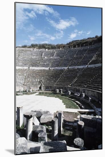 Greek-Roman Theatre in Ephesus, Turkey, Built in Ca 200 BC and Enlarged in Roman Times-null-Mounted Giclee Print