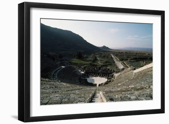 Greek-Roman Theatre in Ephesus, Turkey, Built in Ca 200 BC and Enlarged in Roman Times-null-Framed Giclee Print