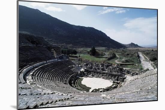 Greek-Roman Theatre in Ephesus, Turkey, Built in Ca 200 BC and Enlarged in Roman Times-null-Mounted Giclee Print