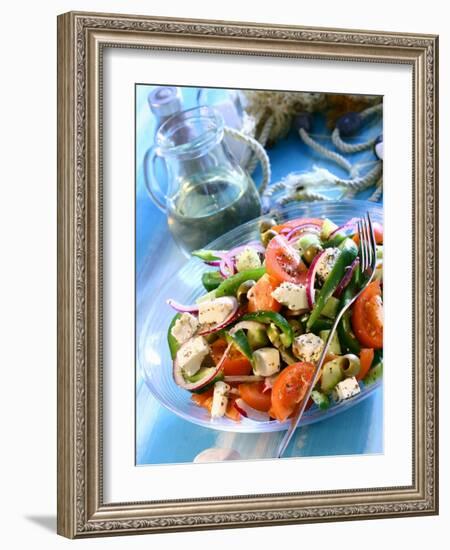 Greek Salad-Dorota & Bogdan Bialy-Framed Premium Photographic Print