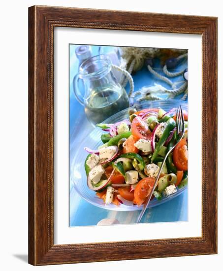 Greek Salad-Dorota & Bogdan Bialy-Framed Premium Photographic Print