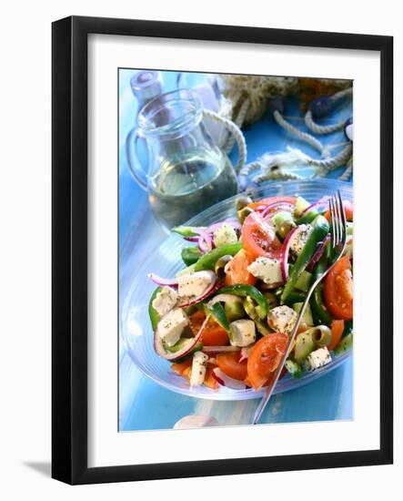 Greek Salad-Dorota & Bogdan Bialy-Framed Premium Photographic Print