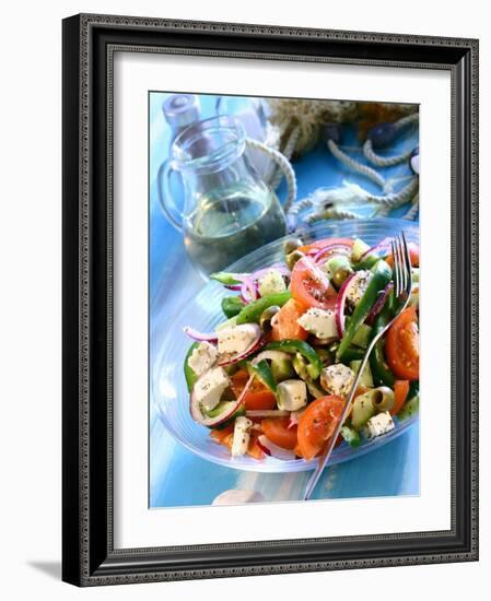 Greek Salad-Dorota & Bogdan Bialy-Framed Premium Photographic Print