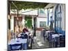 Greek Taverna in Centre of Mountain Village, Vourliotes, Samos, Aegean Islands, Greece-Stuart Black-Mounted Photographic Print