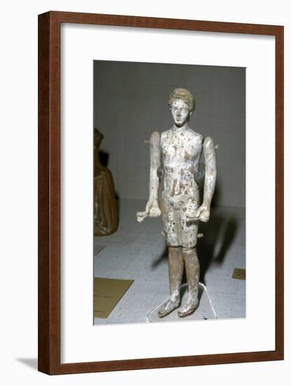 Greek Terracotta Figure, c620BC-c300BC-Unknown-Framed Giclee Print