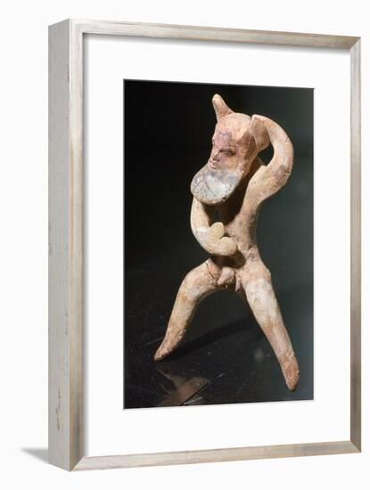 Greek terracotta of a satyr-Unknown-Framed Giclee Print