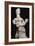 Greek terracotta statuette of a woman with a baby. Artist: Unknown-Unknown-Framed Giclee Print