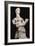 Greek terracotta statuette of a woman with a baby. Artist: Unknown-Unknown-Framed Giclee Print