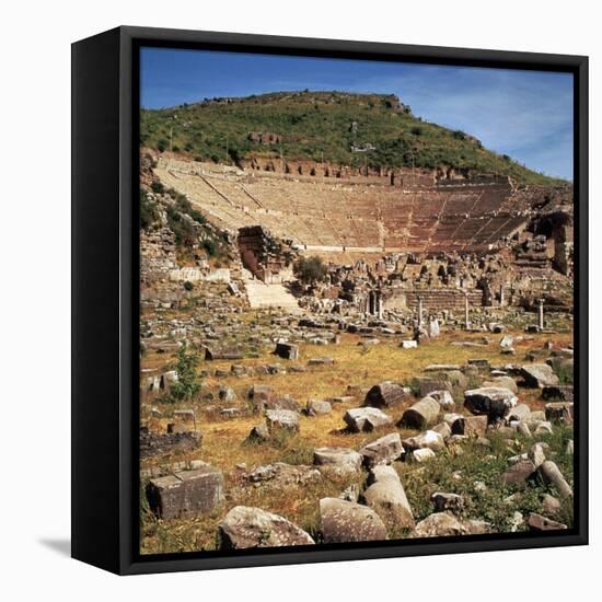 Greek Theatre at Ephesus, 1st Century Bc-CM Dixon-Framed Premier Image Canvas