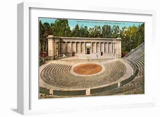 Greek Theatre, University, Berkeley, California-null-Framed Art Print