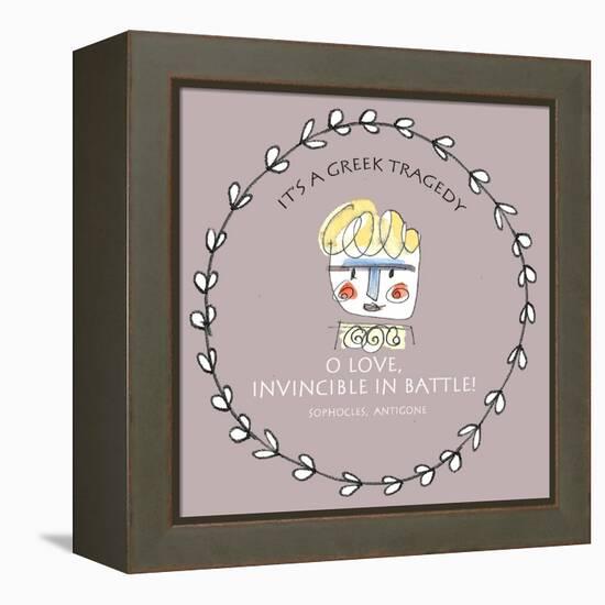 Greek Tragedy E-Effie Zafiropoulou-Framed Premier Image Canvas