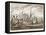 Greek Triremes at the Battle of Salamis (Litho)-English-Framed Premier Image Canvas