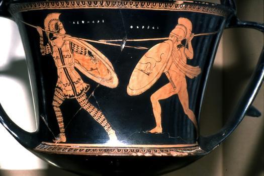 Greek Vase Painting, Persian and Hoplite fighting, c5th century BC' Giclee  Print - Unknown | Art.com