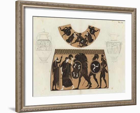 Greek Vase Painting-null-Framed Giclee Print