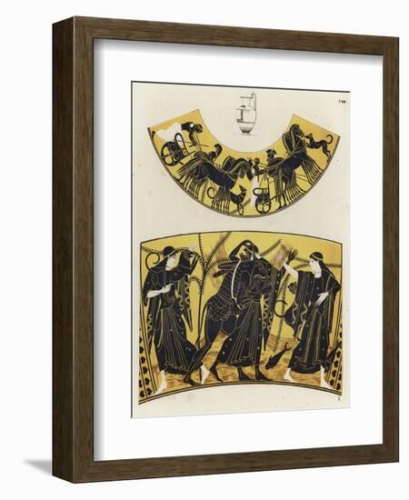 Greek Vase Painting-null-Framed Giclee Print