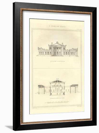 Greek Villa-Richard Brown-Framed Art Print