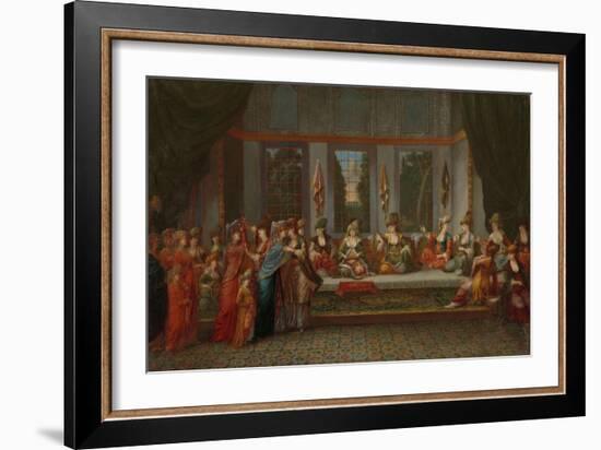 Greek Wedding, c.1720-37-Jean Baptiste Vanmour-Framed Giclee Print