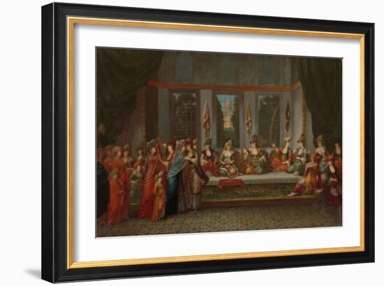 Greek Wedding, c.1720-37-Jean Baptiste Vanmour-Framed Giclee Print