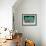 Green Abstract Composition I-Alma Levine-Framed Art Print displayed on a wall