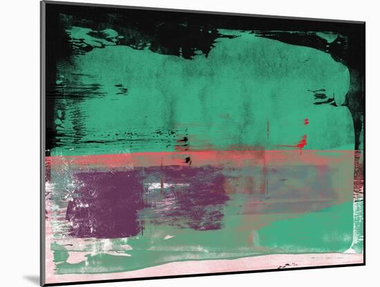 Green Abstract Composition I-Alma Levine-Mounted Art Print