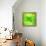 Green Abstract Crystal Vector Background-art_of_sun-Framed Stretched Canvas displayed on a wall