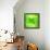 Green Abstract Crystal Vector Background-art_of_sun-Framed Stretched Canvas displayed on a wall