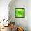 Green Abstract Crystal Vector Background-art_of_sun-Framed Stretched Canvas displayed on a wall