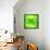 Green Abstract Crystal Vector Background-art_of_sun-Framed Stretched Canvas displayed on a wall