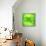 Green Abstract Crystal Vector Background-art_of_sun-Framed Stretched Canvas displayed on a wall