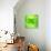 Green Abstract Crystal Vector Background-art_of_sun-Framed Stretched Canvas displayed on a wall