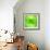 Green Abstract Crystal Vector Background-art_of_sun-Framed Art Print displayed on a wall