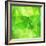 Green Abstract Crystal Vector Background-art_of_sun-Framed Art Print