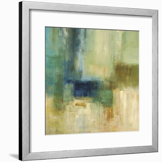 Green Abstract-Simon Addyman-Framed Premium Giclee Print