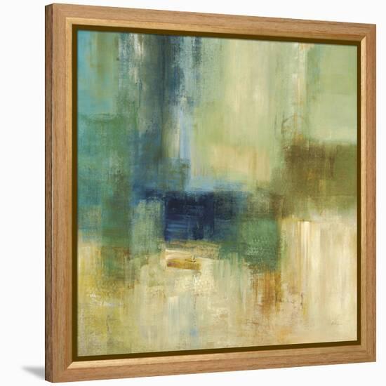 Green Abstract-Simon Addyman-Framed Stretched Canvas