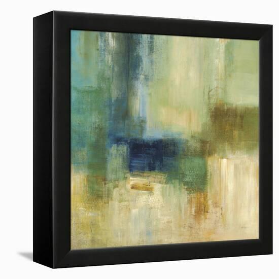 Green Abstract-Simon Addyman-Framed Stretched Canvas