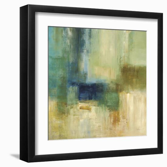 Green Abstract-Simon Addyman-Framed Art Print