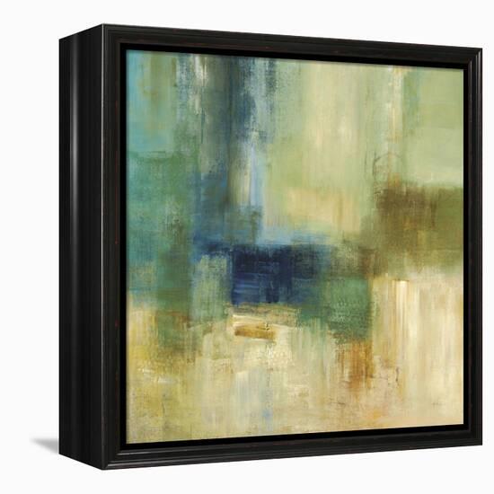 Green Abstract-Simon Addyman-Framed Stretched Canvas