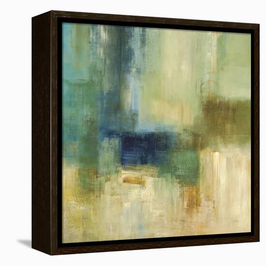 Green Abstract-Simon Addyman-Framed Stretched Canvas