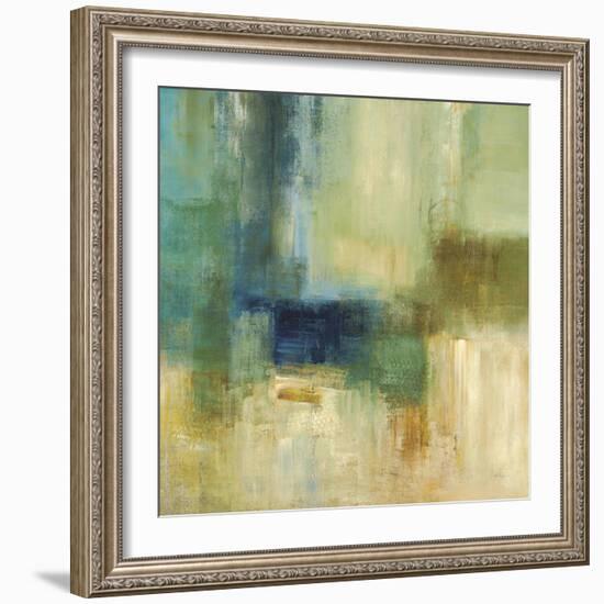 Green Abstract-Simon Addyman-Framed Art Print