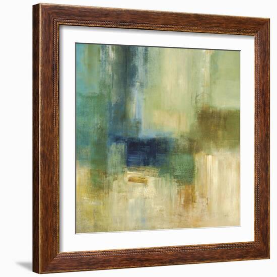 Green Abstract-Simon Addyman-Framed Art Print