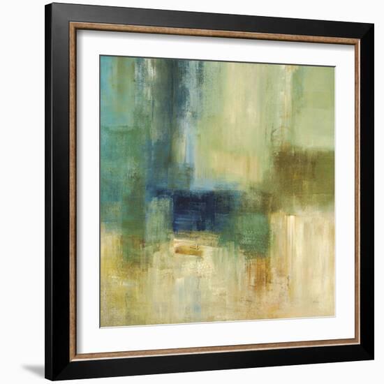 Green Abstract-Simon Addyman-Framed Art Print