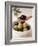 Green and Black Olives in Small Dish and on Wooden Spoon-Barbara Kraske-Framed Photographic Print