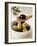 Green and Black Olives in Small Dish and on Wooden Spoon-Barbara Kraske-Framed Photographic Print